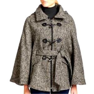 Tweed Calvin Klein Cape Coat